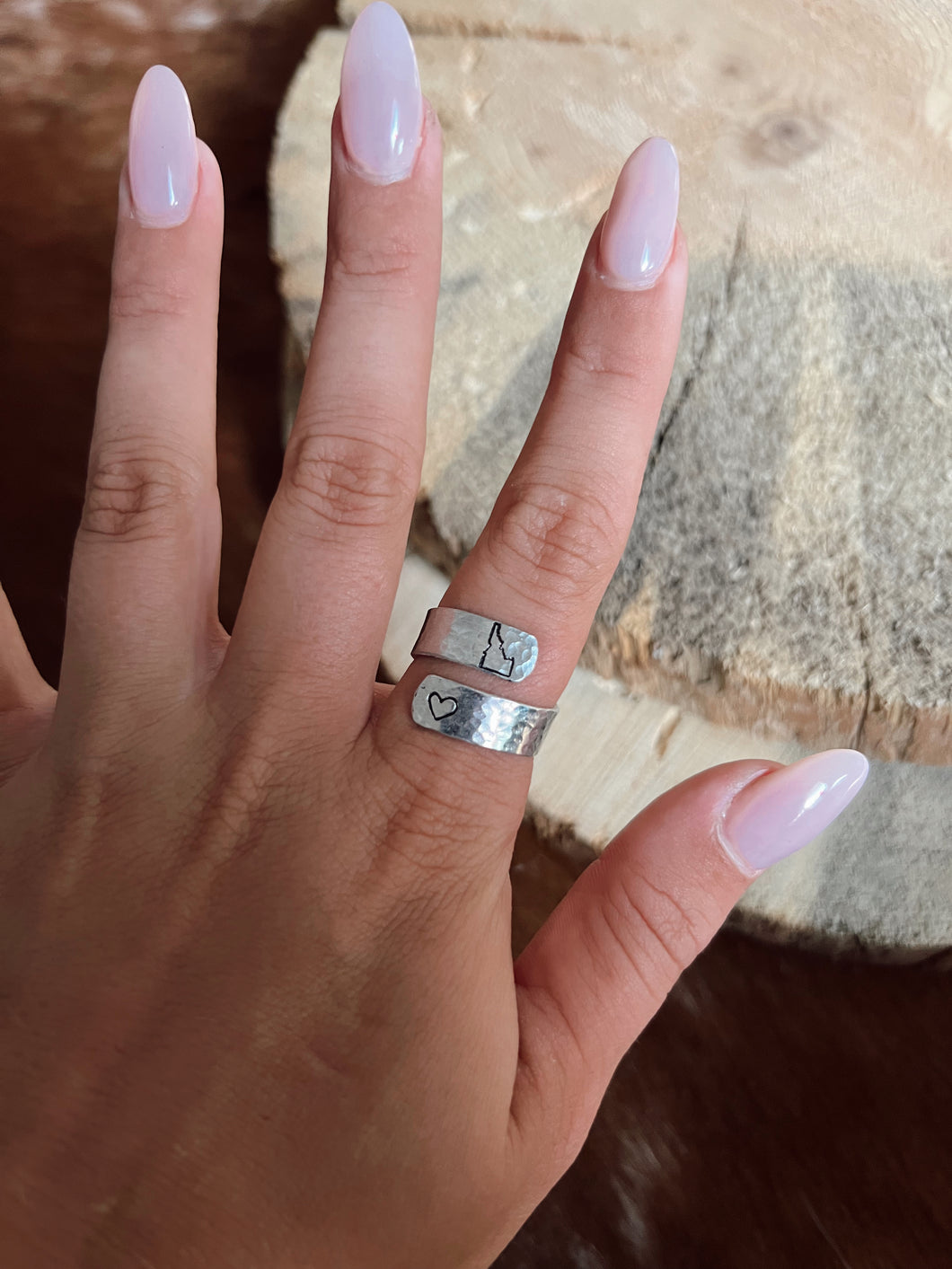 Textured Idaho Wrap Ring